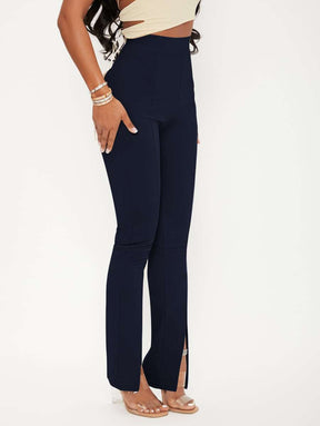 Radiana Dividido Simples Ocasional Calça Feminina Radiana