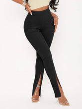 Radiana Dividido Simples Ocasional Calça Feminina Radiana
