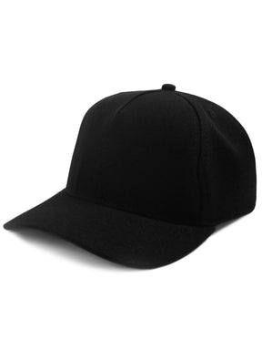 Boné Trucker Fechado Preto Básico Ajustador Fitão