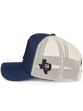 Boné Trucker Country Texas Wind Aba Curva Cowboy Telinha