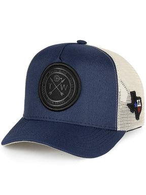 Boné Trucker Country Texas Wind Aba Curva Cowboy Telinha